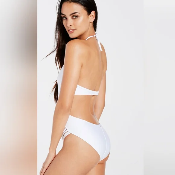 NWT Fabletics Halah Maillot One Piece Halter Swimsuit Bathing Suit Size XL - Picture 2 of 7